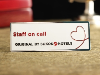 Бейдж "Sokos Hotels"